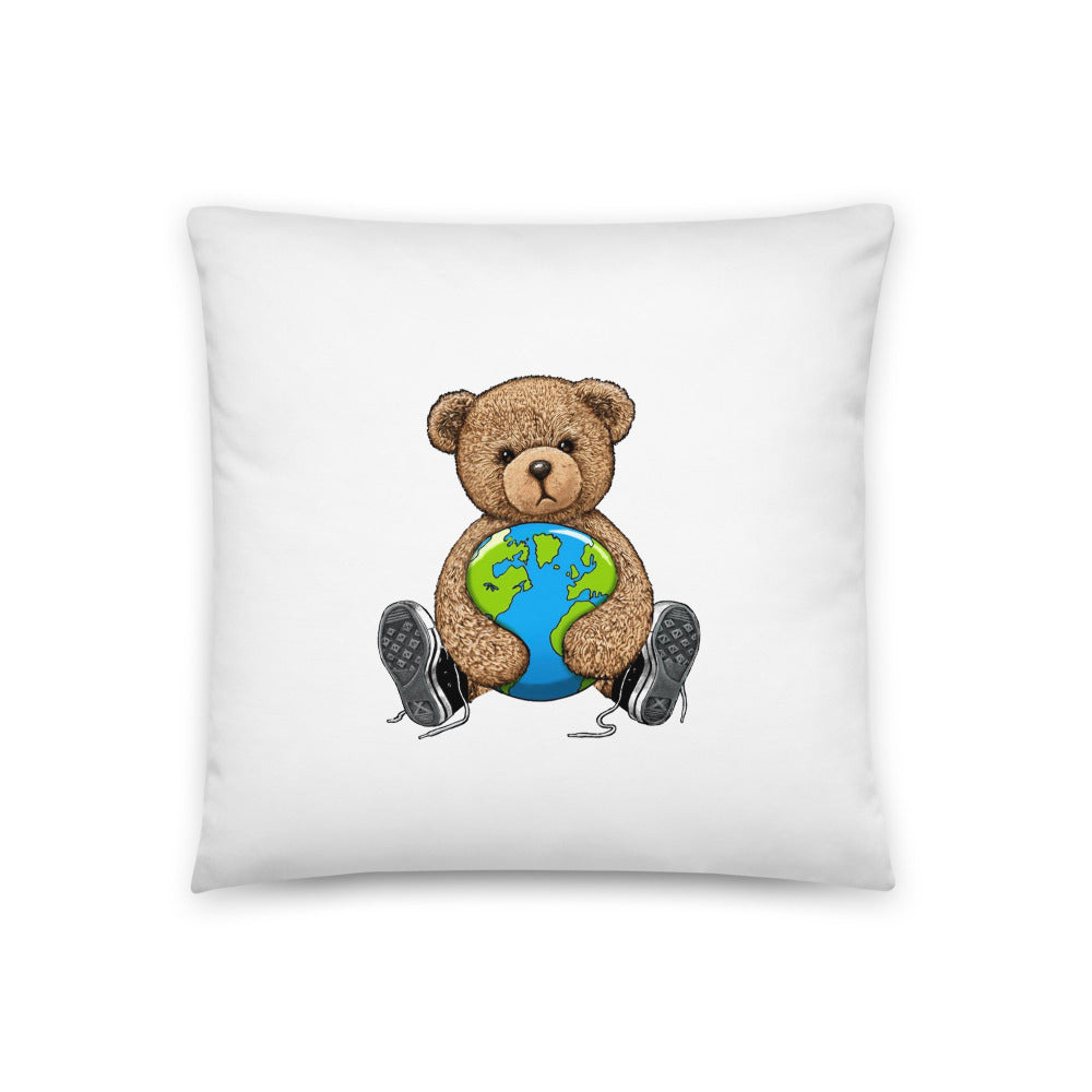 Save The Earth Bear Pillow