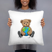 Charger l&#39;image dans la galerie, Save The Earth Bear Pillow
