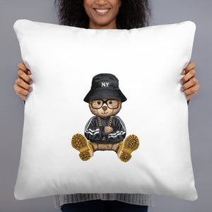 New York Bear Pillow
