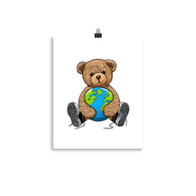 Load image into Gallery viewer, Save The Earth Bear Poster
