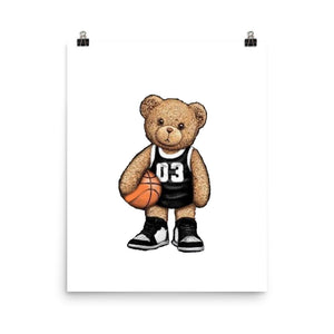 Ballin Bear Poster